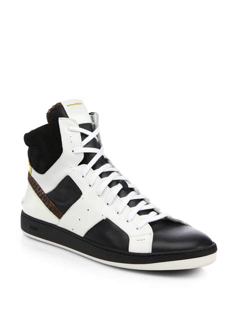 fendi shoes 2016 men|fendi high top sneakers men's.